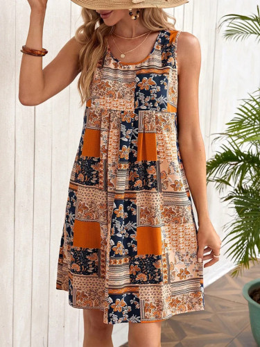 lightweigh cotton linen dress minimalist style
